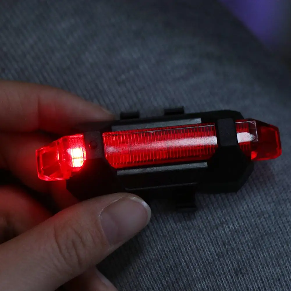 2 قطعة/المجموعة USB أضواء الدراجة القابلة لإعادة الشحن للماء 3 أوضاع الإضاءة الدراجة العلوي الذيل ضوء مجموعة سهلة التركيب أسود أبيض