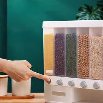 주방 시리얼 보관 상자, 쌀 보관 용기 상자, 물건 제품, 시리얼 정리, 가정 정원, 10kg