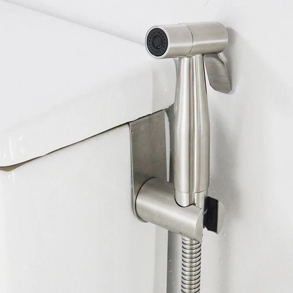 1 stücke Edelstahl Halter Haken Aufhänger Bidet Sprayer Halter Wc Badezimmer Befestigung Hängen Halterung Für Hand Dusche – Detail 11