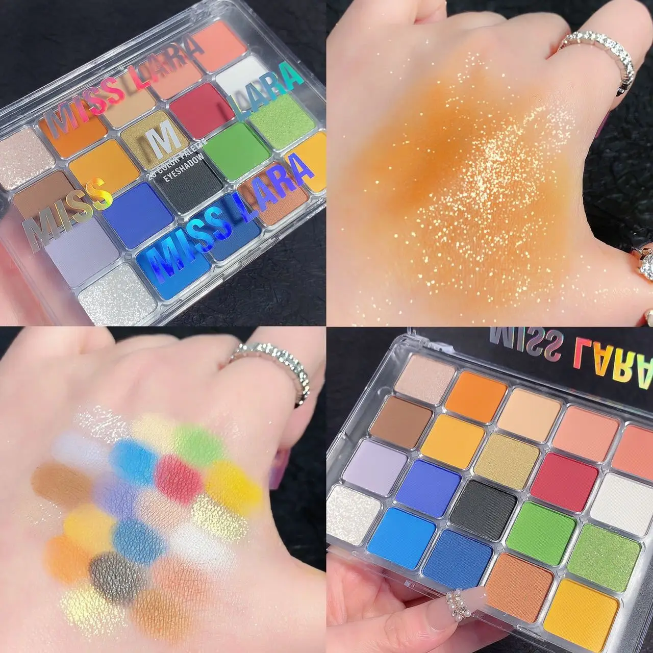 Paleta de sombras de ojos de 20 colores, pigmento de sombra de ojos de larga duración, mate, verde, púrpura, Nacarado, maquillaje de ojos coreano, cosméticos para mujeres