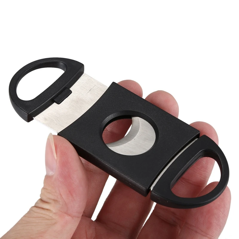 20X Oval-Shaped Cigar Cutter, Double Cut Blade