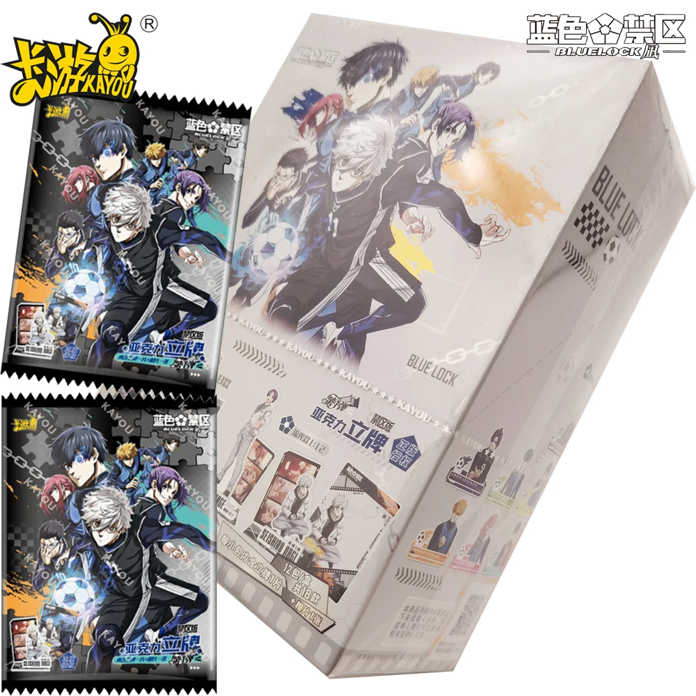 

New Genuine KAYOU Hot Blooded Anime Blue Lock Collection Photo Cards Exquisite Craftsmanship Peripheral Acrylic Stand Model Gift
