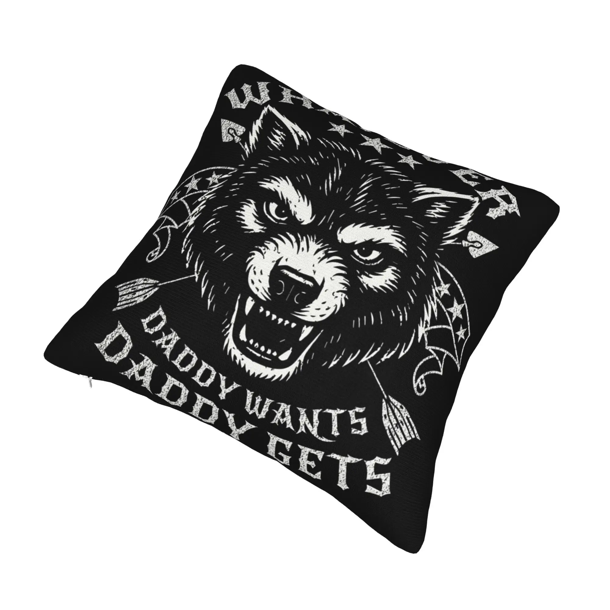 Whatever Daddy Wants Daddy Gets  Pillow Covers Product Printed Cushion Cover Decoration  Pillow Case Cover Home Multi-Size