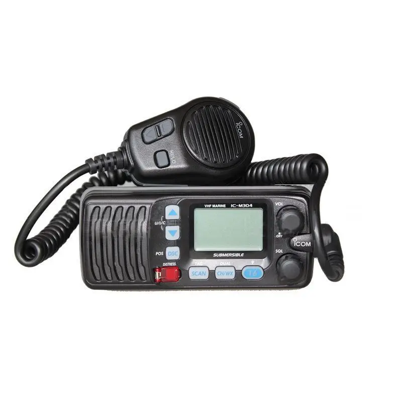 IC-M304 Waterproof VHF Marine Maritime Submersible Shipboard Walkie-talkie 25W Scan Shipborne Two Way Car Ship Radio