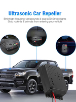 Ultrasonic Pest Control Device Non-Toxic Electronic Mouse Repellent Battery-powered Rat Repellent 12kHz-25kHz for Car Vehicle