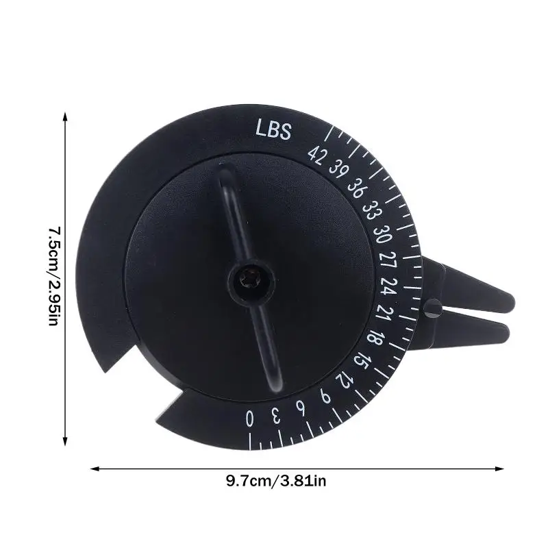Manual Tension Meter for Tennis, Squash, Badminton Rackets - Reliable String Tension Monitoring Instrument