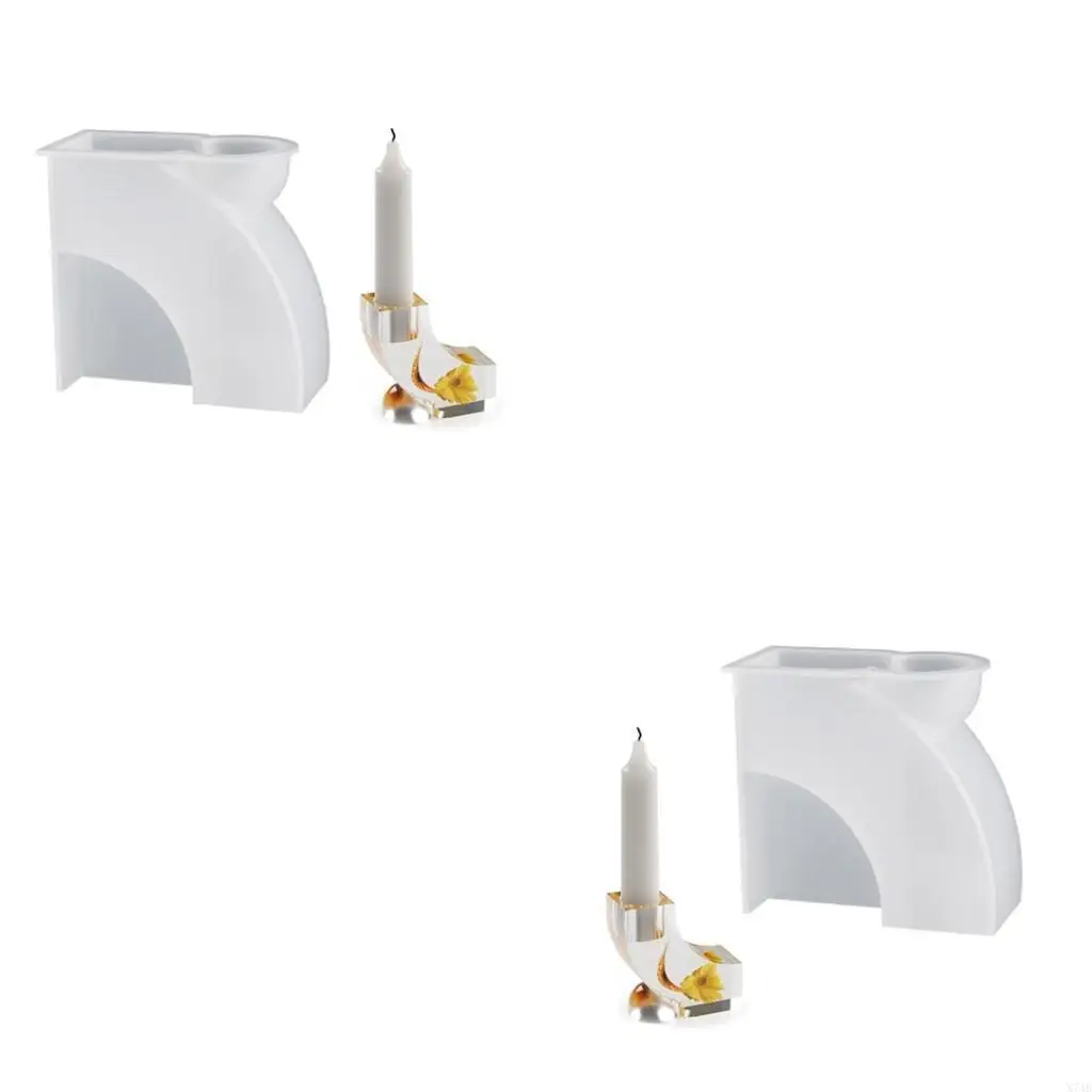 

L-образная силиконовая форма для подсвечника, сделай сам, форма для рукоделия из смолы, украшения для дома, силиконовые формы