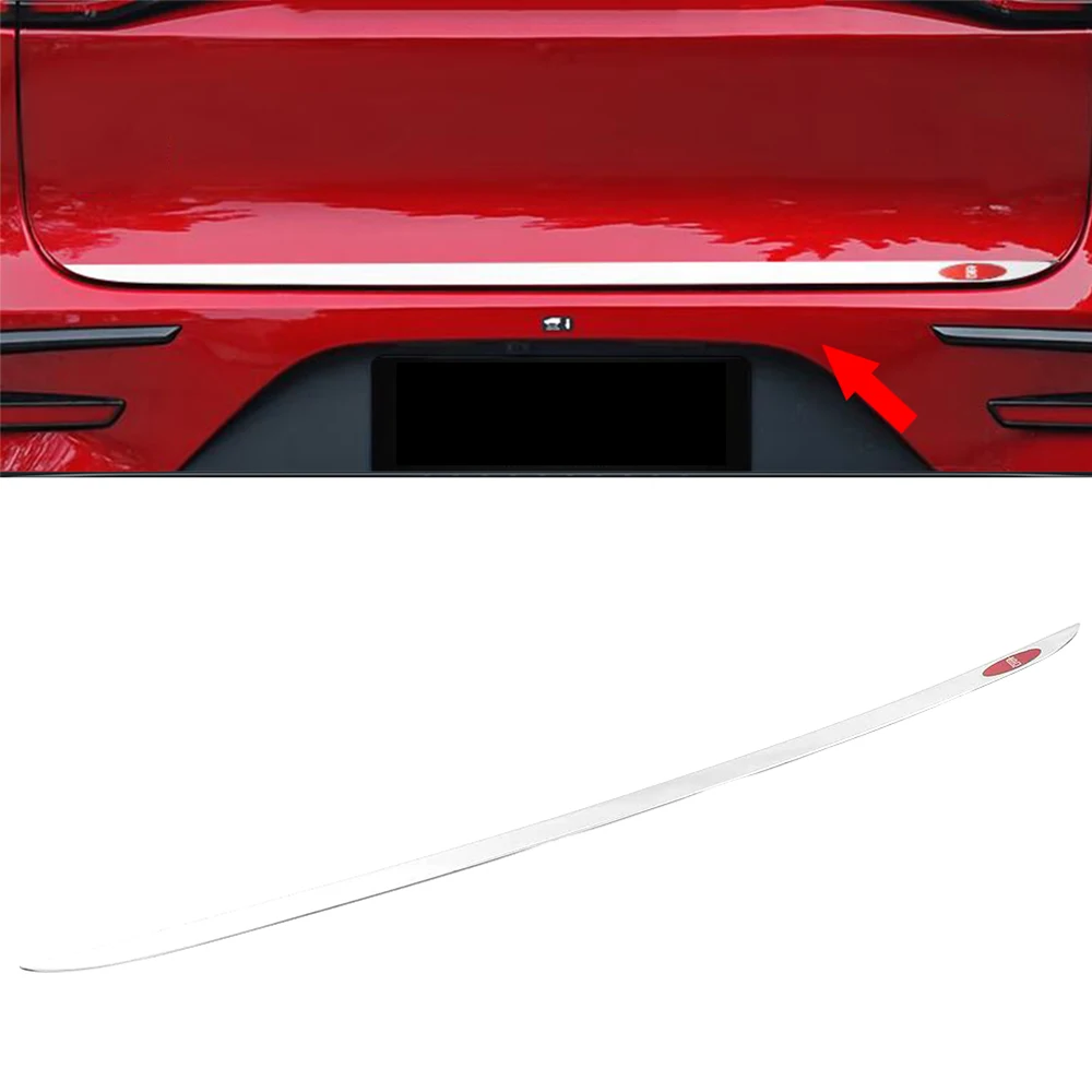 

For BYD Tang 2th 2018-2021 Car Rear Trunk Door Handle Cover Tail Gate Trim Bezel Molding Styling Stainless Garnish Accessories