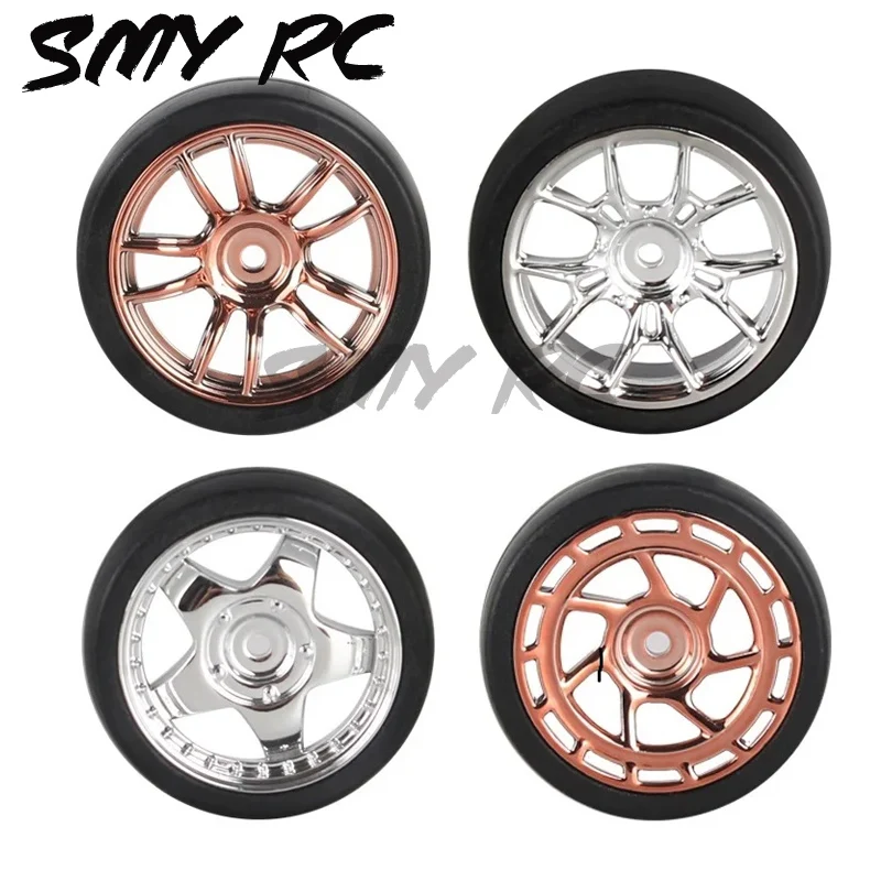 1:18 LDRC AE86 A86 LD1801 LD1802 LD1803 A01 A02 4pcs 31mm RC Hard Drift Tire Wheel Hard Tyre 1/18 RC Car Upgrade Parts