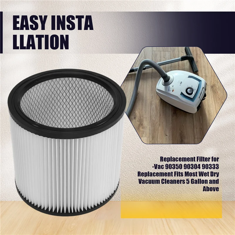 

Сменный фильтр AC23 для Shop-Vac 90350 90304 90333, замена подходит для большинства пылесосов для влажной и сухой уборки, 5 галлонов и выше