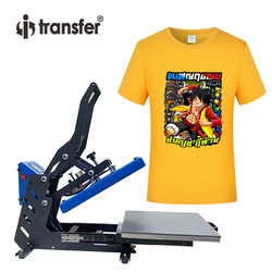 I-TRANSFER Heat Press Machine 15x15 Inches Drawer design LCD Digital Controller Sublimation Heat Press T-Shirt Heat Press