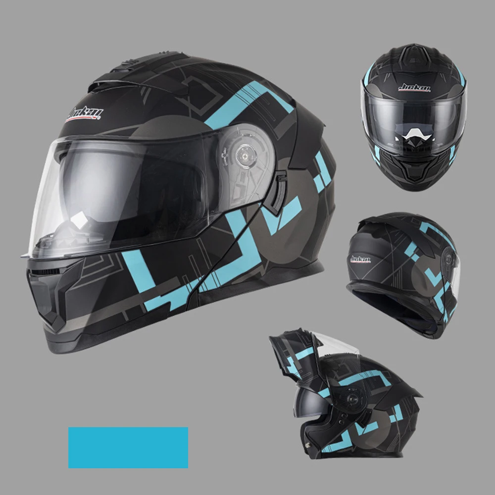 Full Face Open Helmet Full Face Helmet Motorcycle Helmets Electric Vehicle Helmet Breathable Lining Desigm Shock Absorption