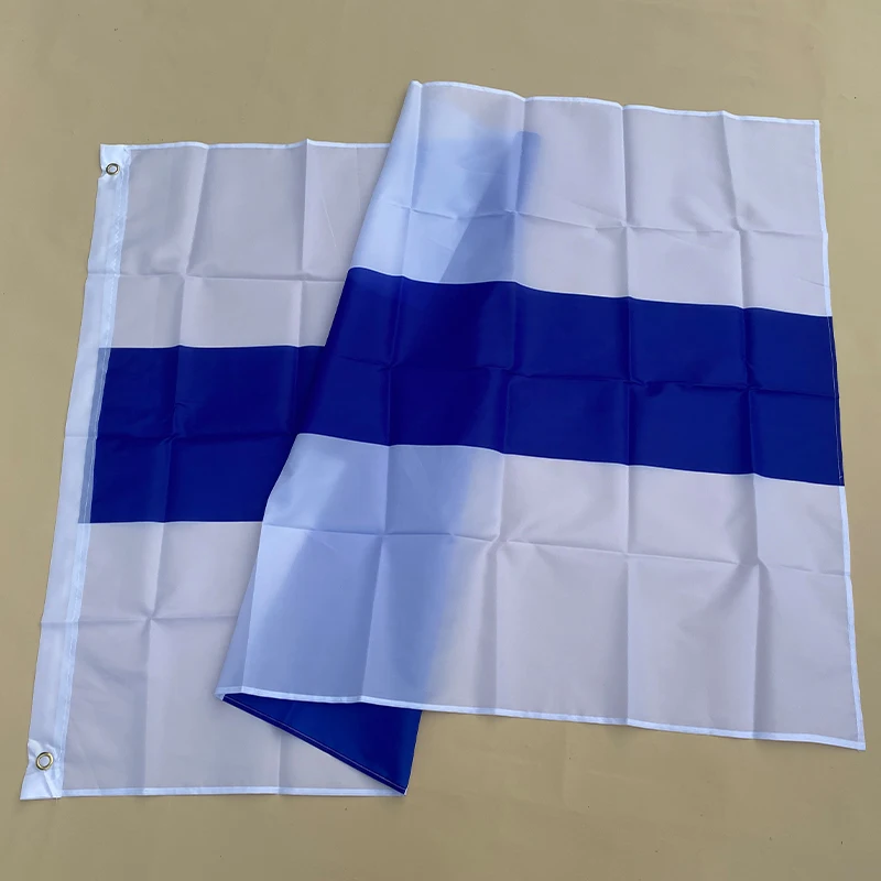 EOODLOVE FLAG Finnish Flag 3x5ft Hanging Polyester Standard Flag Banner Outdoor Indoor 150 * 90cm Flag