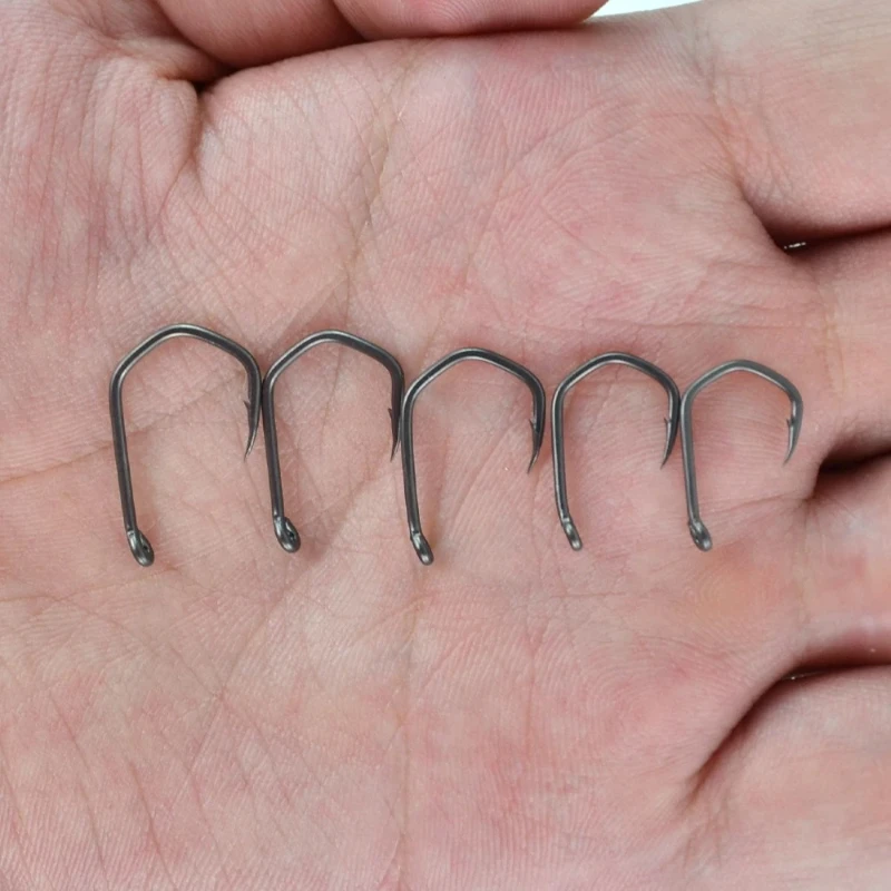 30pcs/boxed Diamond Shaped Fish Hook with Barbed High Quality Sharp Fishing Tackle Hook 5 Sizes Available Fish Hook Accessorie image 2