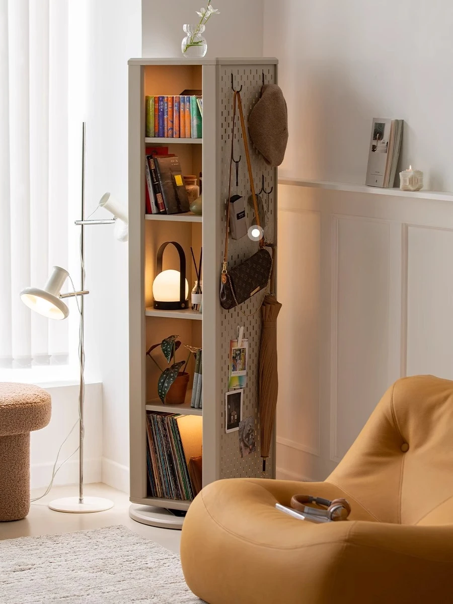 

Floor mirror dressing full-body mirror integrated, floor-to-ceiling storage rack