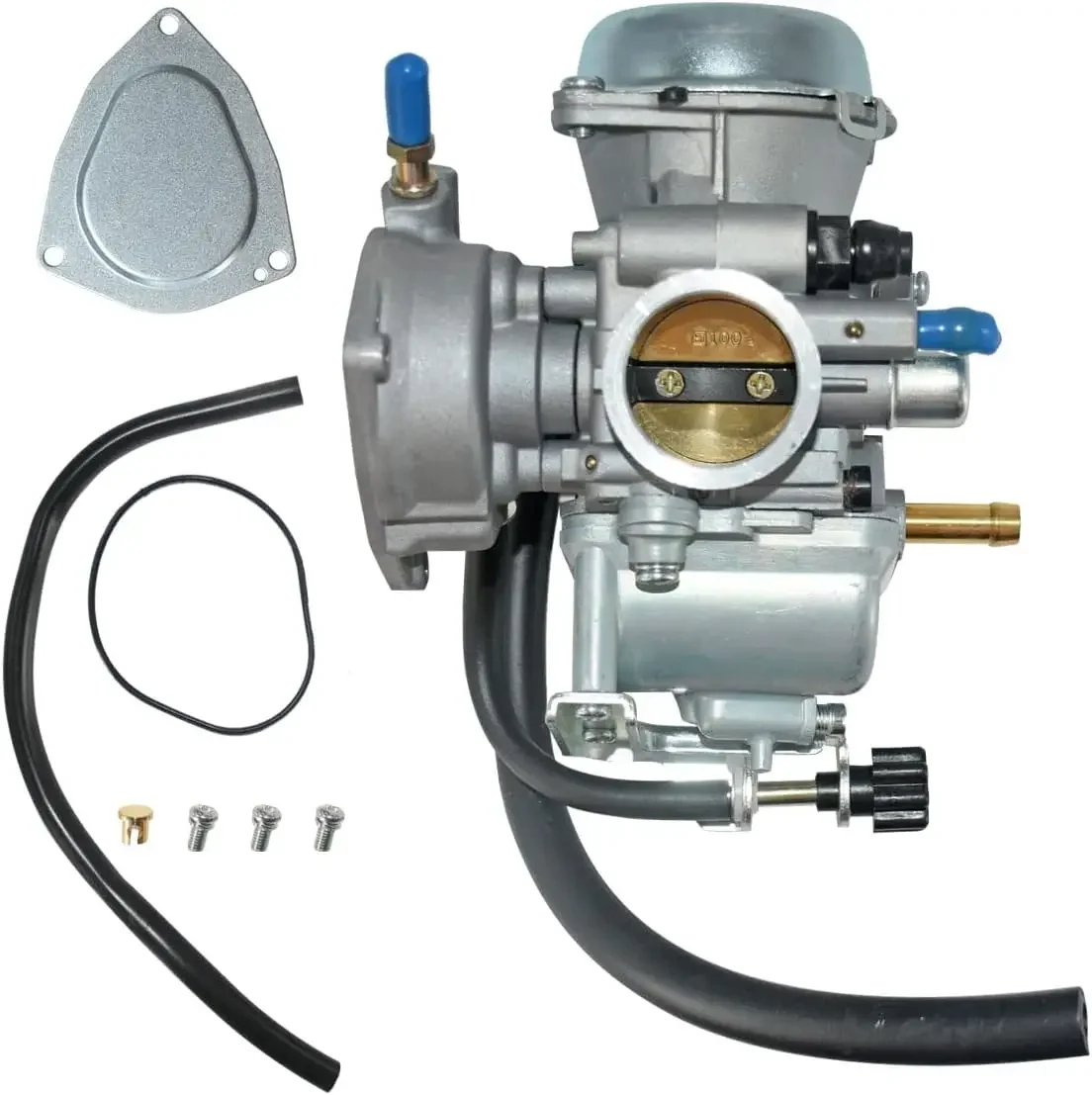Compatible with Carburetor for Suzuki Ozark 250 LT-F250 2002-2009 | Replaces 13200-05G10 13200-21G10 | W/Petcock Air Filter