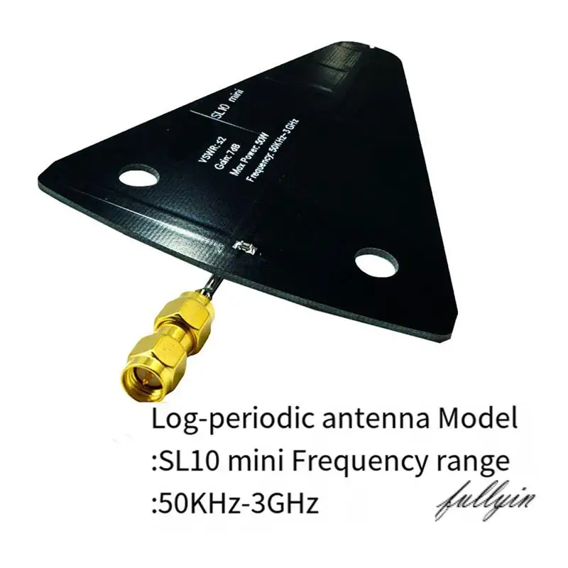 

FULL-For Nanovna Log-Periodic Antenna 50K-10.5Ghz High Gain Omnidirectional Antenna Omnidirectional Antenna