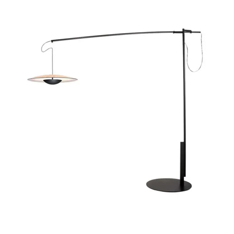 

Nordic living room art creative sofa fishing floor lamp flying saucer study floor lamp