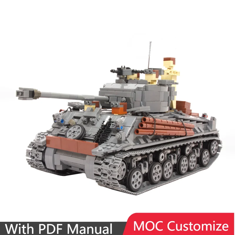 

2519 Pcs MOC Hot Selling Customize Omnipotent luxury tank Building BlocksTechnique Creative Assembly Educational Brick Toys Gift
