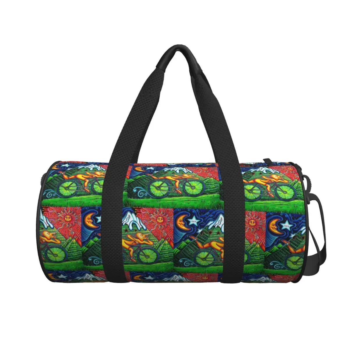 

Discovery Of LSD Albert Hofmann Large Duffle Gym Bag Waterproof Duffle Travel Bags Handbags Fitness bag