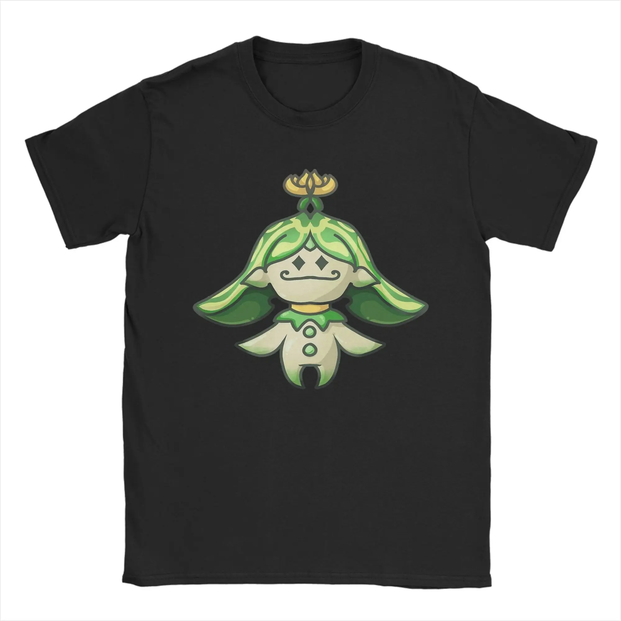 Genshin Impact Aranara T Shirts Men's  Cotton Novelty T-Shirt Crew Neck  Tee Shirt Short Sleeve Tops New Arrival