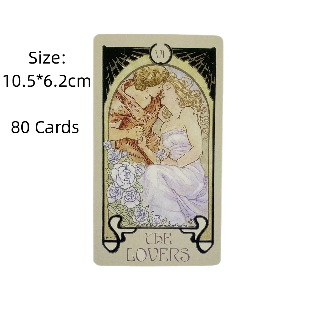 Visões etéreas Cartas de Tarô Iluminadas, Um Deck 80, Oracle Inglês Adivinhação Edição, Borad Jogando Jogos