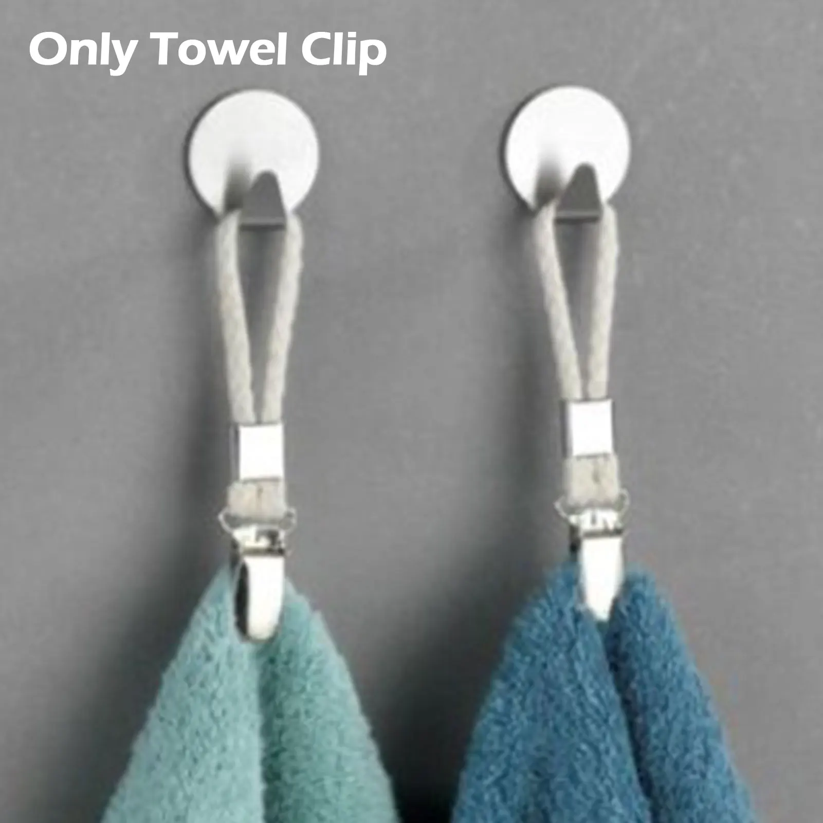 4pcs Thickened Fixed For Hanging Laundry Kitchen Storage Towel Clip Clothes Peg Bathroom Home Organizer Supplies