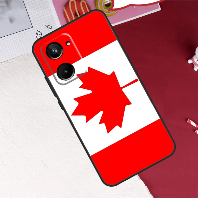 Canada Canadian Flag Case For Realme 10 Pro Plus 8 9 C35 C31 C30 C11 C15 C21Y C25Y GT Neo 3T 2T GT Neo 5 Cover