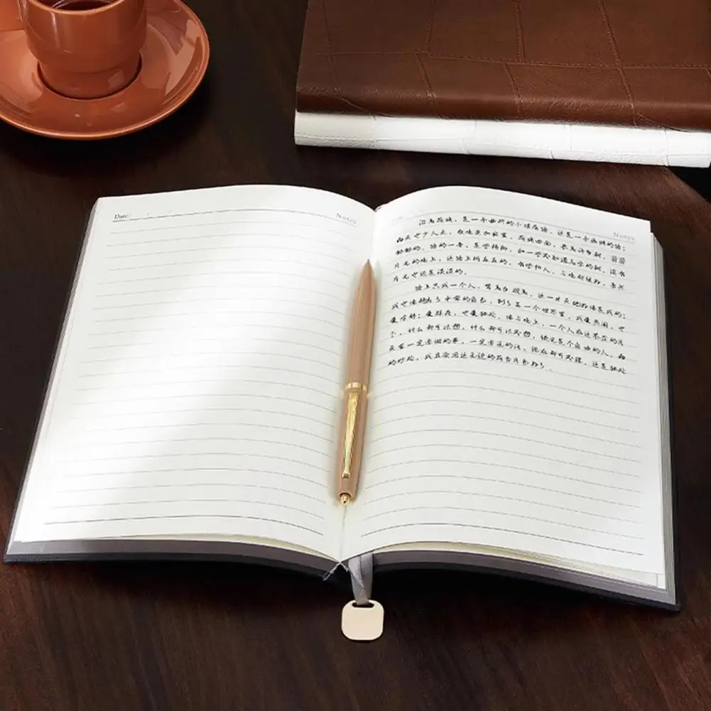 Bloc-notes en similicuir, couverture de carnet en similicuir, écriture fluide, agenda de bureau, imperméable, bloc-notes personnel pour notes