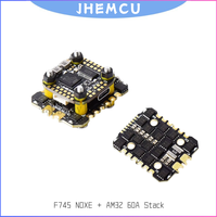 JHEMCU F745 Mini Flight Controller Bundle STM32F745+ICM-42688-P 4in1 ESC 45A-60A AM32 3-6S w/OSD FPV Drone Racing Components