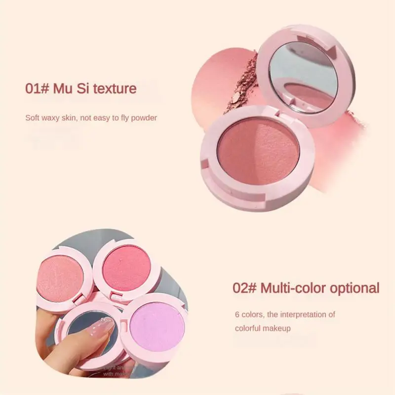 1~4PCS Blush Stick To The Skin Blush Cream Health & Beauty Rouge Soft Waxy Boxed Highlighter Face Makeup Blush Clay Silky