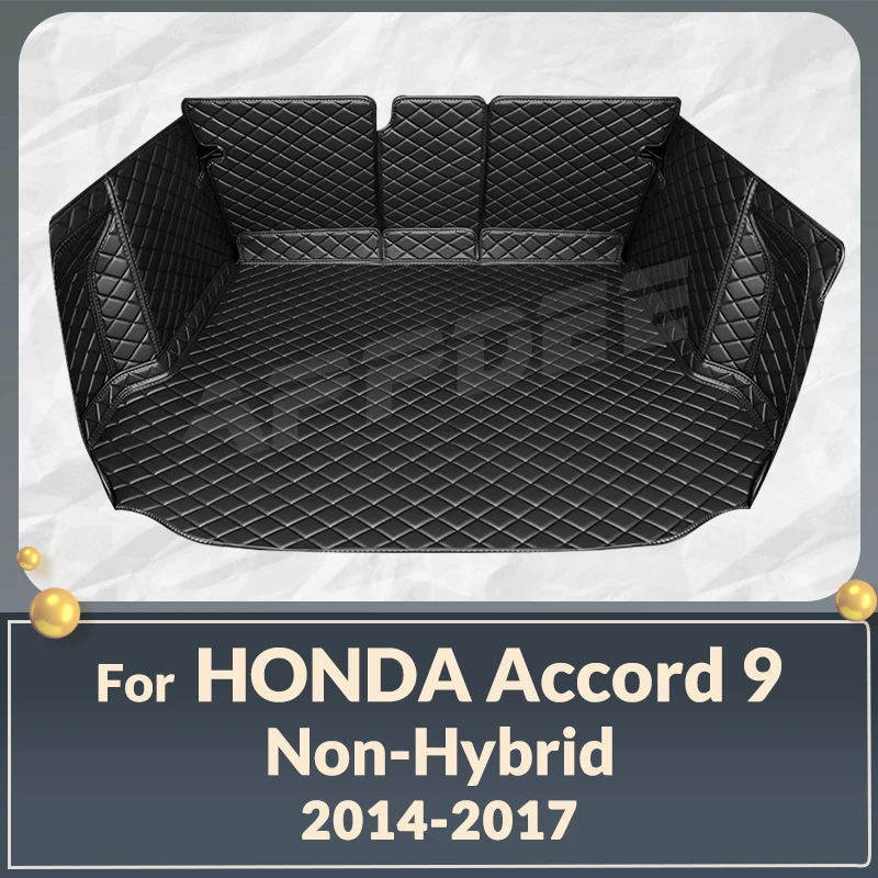 

Auto Full Coverage Trunk Mat For HONDA Accord 9 Non-hybrid 5-Seat 2014-2017 16 15 Car Cover Pad Interior Protector Accessories