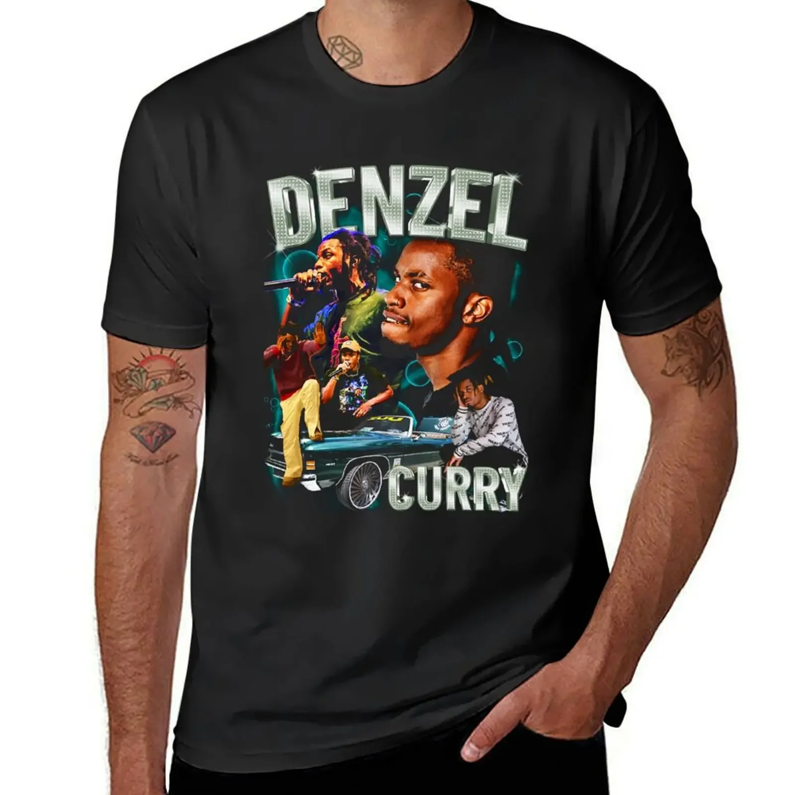 Denzel Curry Bootleg T-Shirt man clothes summer clothes Men's t-shirt