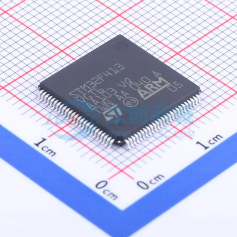 

1 PCS/LOTE STM32F413VGT6 STM32F413VGT6TR STM32F413 LQFP-100 100% New and Original IC chip integrated circuit