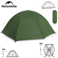 Naturehike Yunchuan PRO Camping Tent Ultralight Twin Waterproof Windproof Tent Dual Portal Outdoor Hiking Four Season Tent
