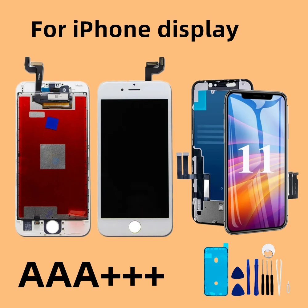 

OLED LCD Display For iPhone 8 X XR XS Max 11 Pro Screen Replacement Incell 3D Touch Digitizer Assembly No Dead Pixel