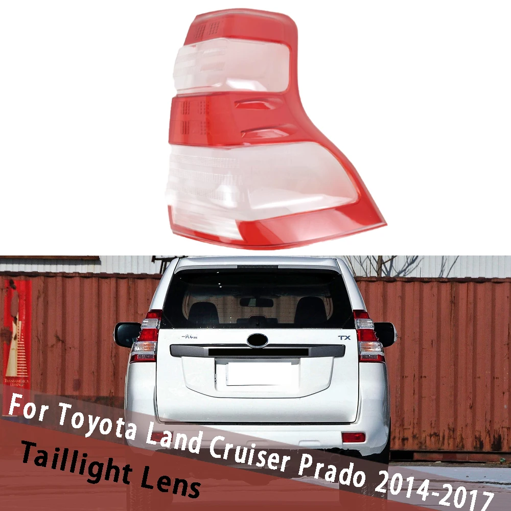 

For Toyota Land Cruiser Prado 2014-2017 Tail Lamp Cover Rear Lights Shell Replace Original Lampshade Lampcover Taillight Mask
