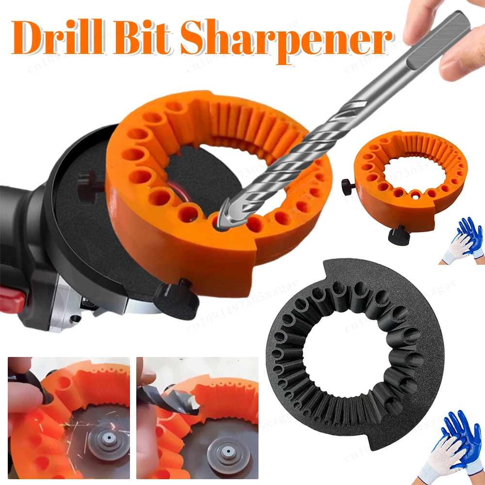 

Old Drill Bit Grinder 2 To 13 MM Giant Blade Angle Grinder with Gloves Drill Grinder Tool Drill Bits for Grinding 125 Mm Grinder