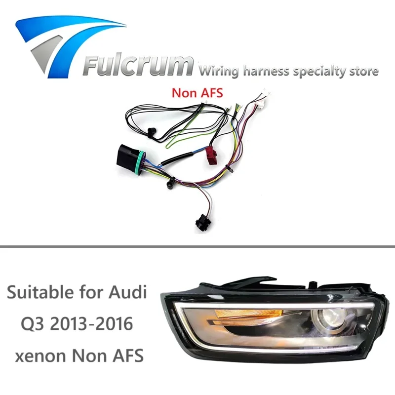 

Suitable for Audi Q3 2013-2016 xenon headlight wiring harness internal wire harness plug wire harness assembly Non AFS