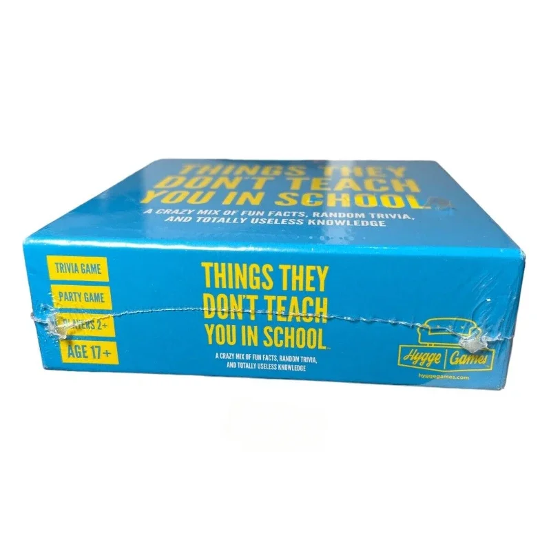 Things They Don\'t Teach You in School Trivia Card Game Board games