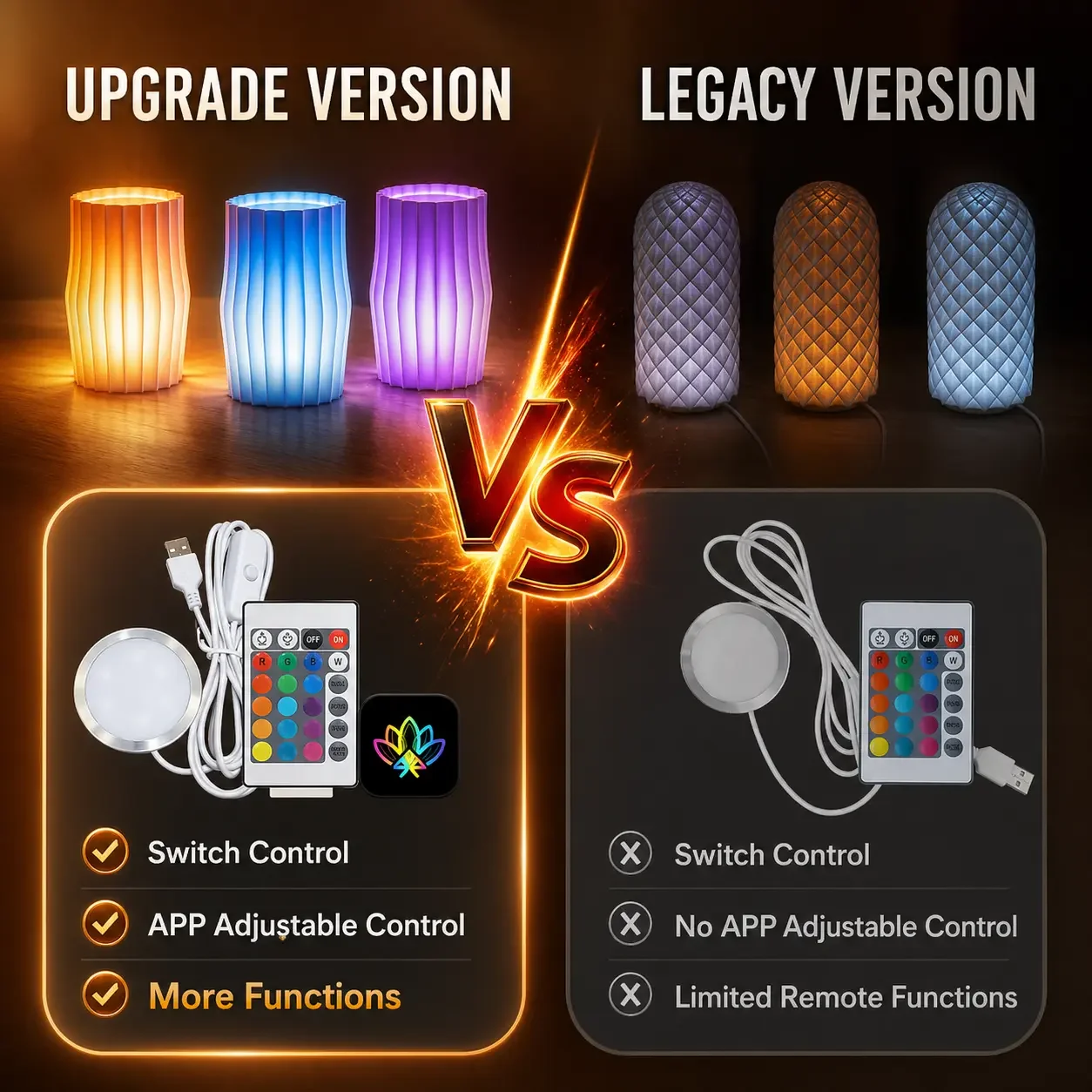 For Bambu Lab Led Lamp Kit 001 Upgrade2.0 Hardware Bambulab Light Kit 001 Led Light Parts Diy Model With Mobile Control 3D Parts