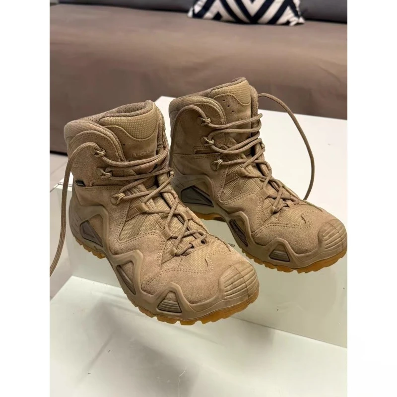 

Классическая брендовая противоскользящая мужская обувь для альпинизма, удобные носимые треккинговые ботинки, дизайнерская охотничья обувь средней высоты 40-47