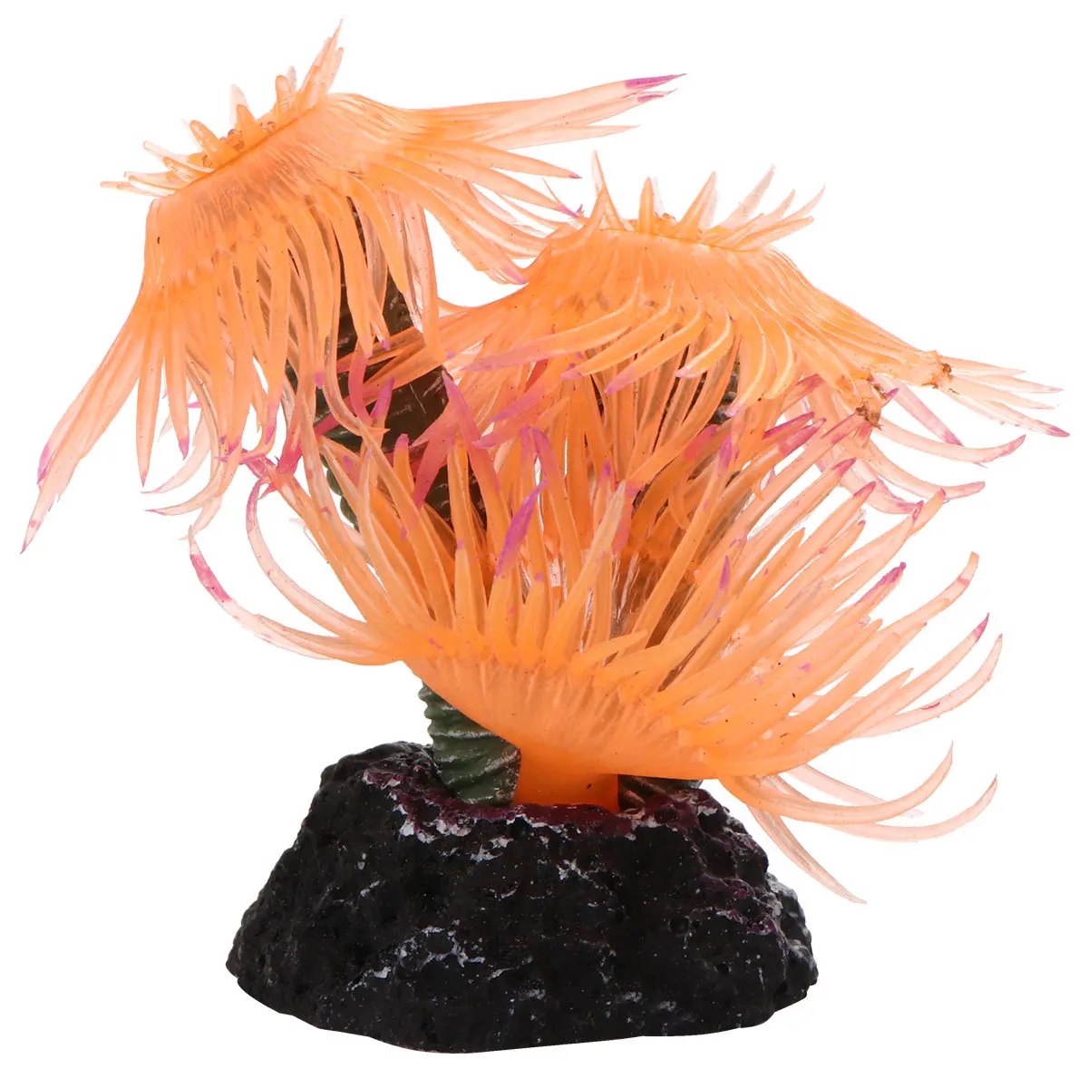 

1Pcs Artificial Coral Yellow Safe Non-Toxic Premium Material Durable for Fish Tank Aquarium Manmade Coralline Artifact Coral