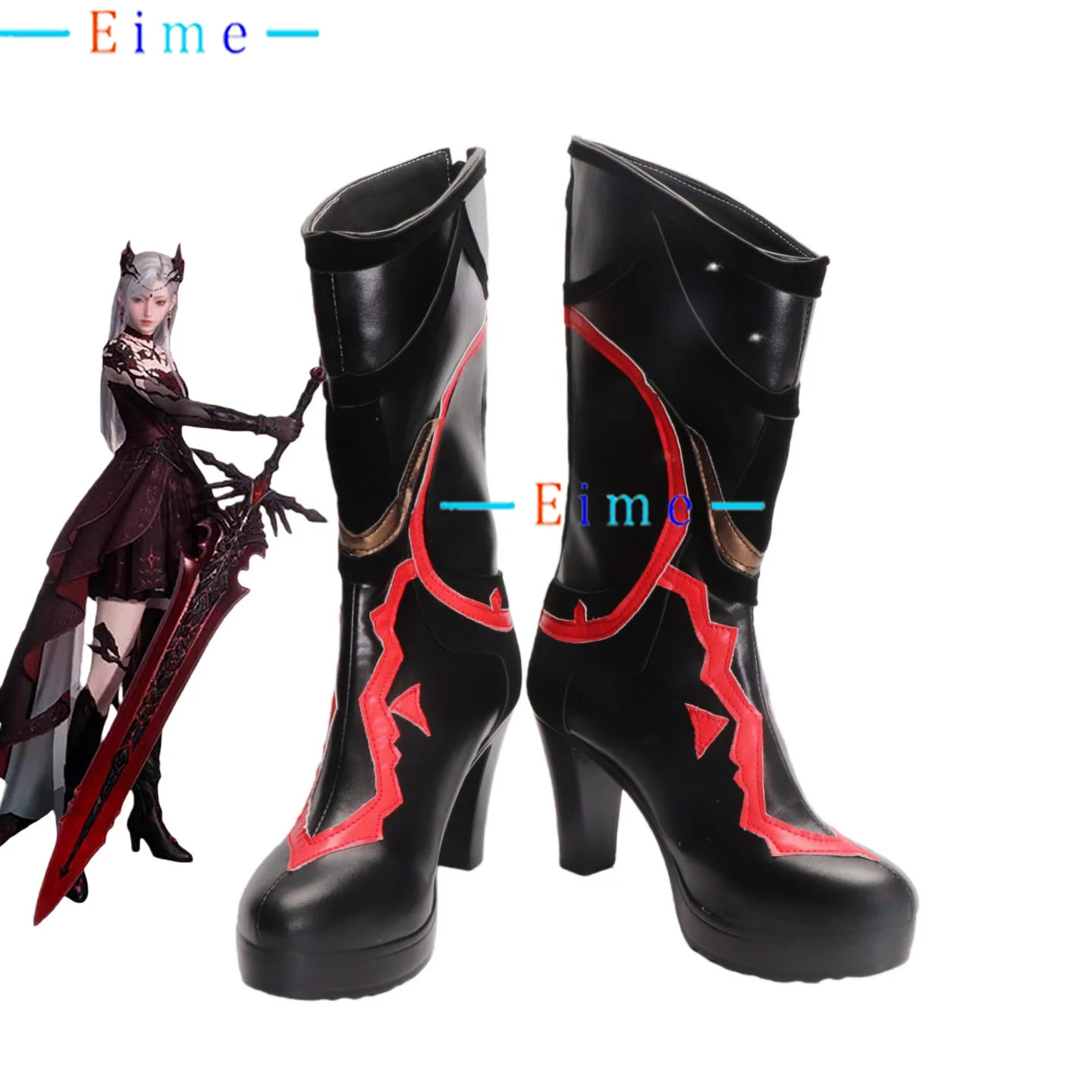 

Love and Deepspace Woman Character Leading Lady Cosplay Shoes Anime Accessories Props Halloween Boots PU Shoes Custom Made