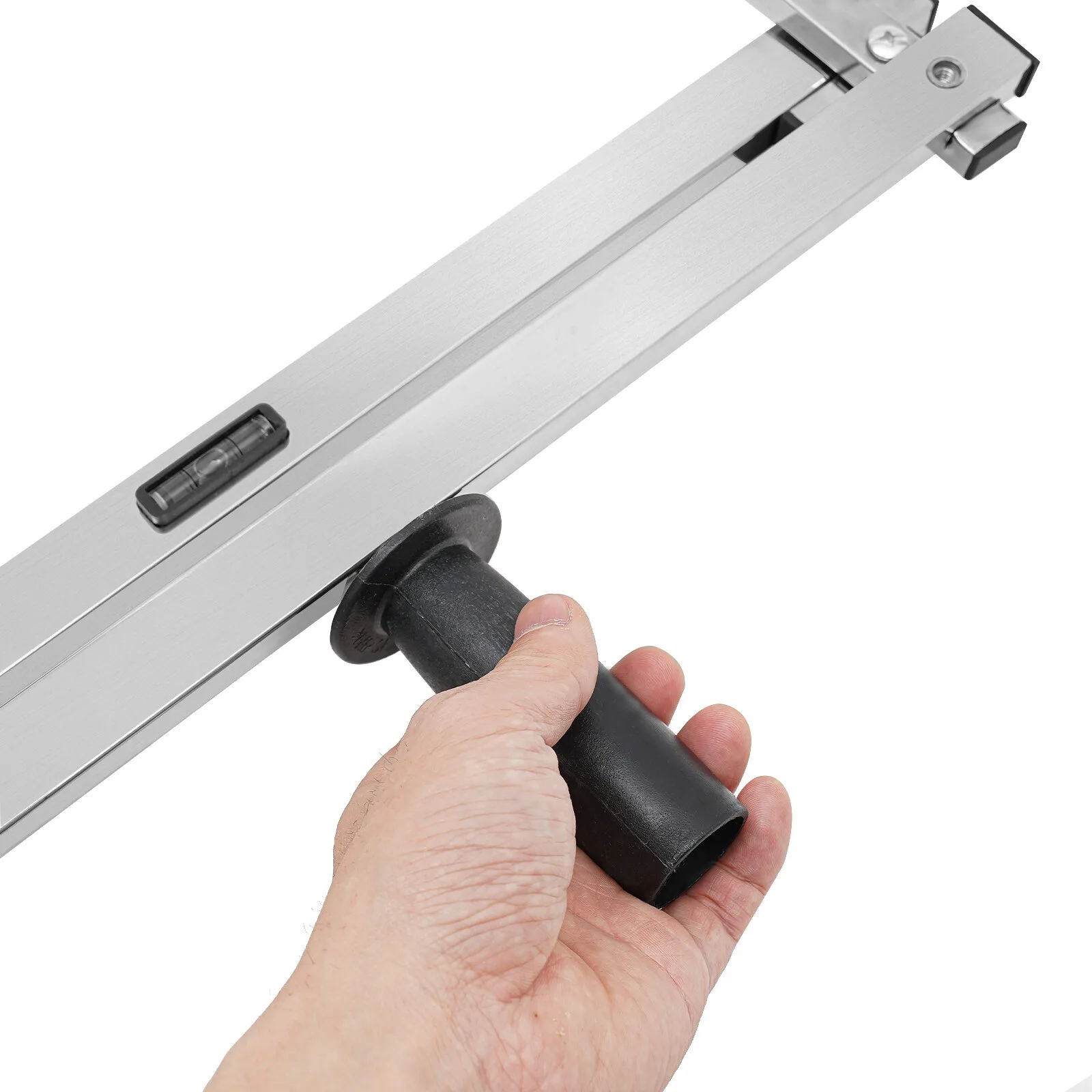 مسار دليل منشار دائري مقاس 7 بوصات لقطع التمزق الدقيقة وقطع الحواف، مسار منشار أداة نجارة دليل السكك الحديدية من الألومنيوم