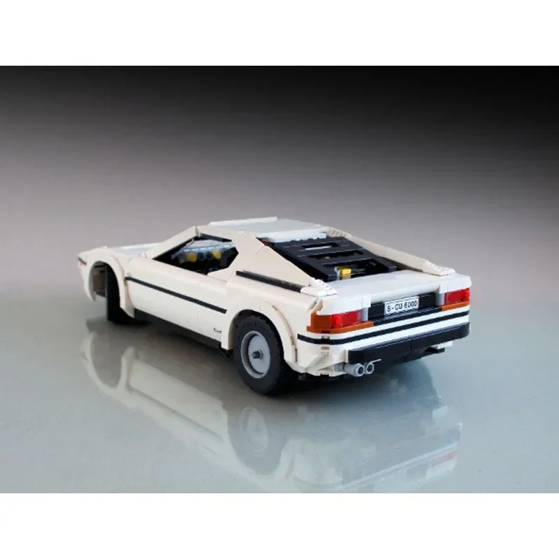 MOC-161294 bianco nuovo classico M1 Supercar Racing Block modello 1264 parti MOC creativo educativo ragazzo Building Blocks giocattolo regalo