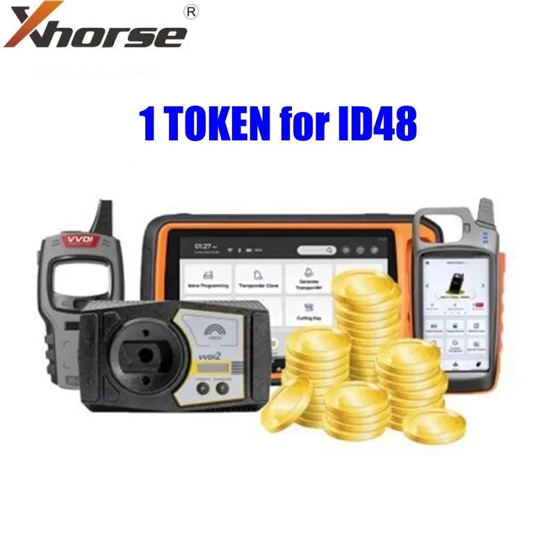 Xhorse ID48 96bit ID48 Clone for VVDI2/VVDI MINI/Key Tool MAX/Key Tool Plus (ONLY ONE TOKEN NO DEVICE) Custom Made