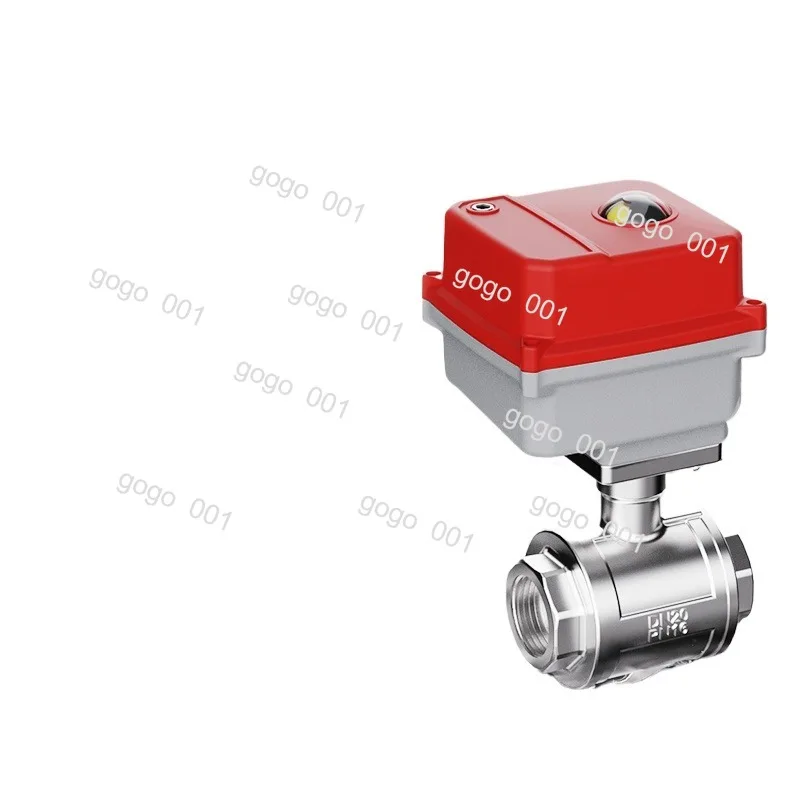 

«Электрический 2-ходовой шаровой кран из нержавеющей стали 304 — 220 В/12 В, нормально закрытый/открытый водопроводный клапан с 2-проволочным управлением»