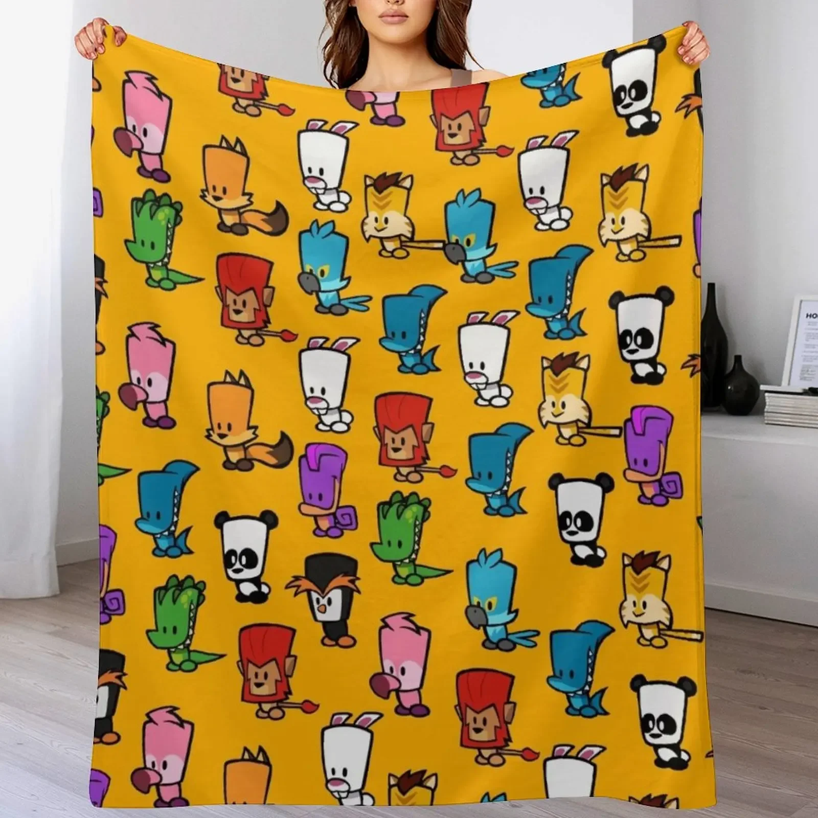

Suspects: Mystery Mansion Throw Blanket Cozy Throw Blanket for Bed Sofa Chair