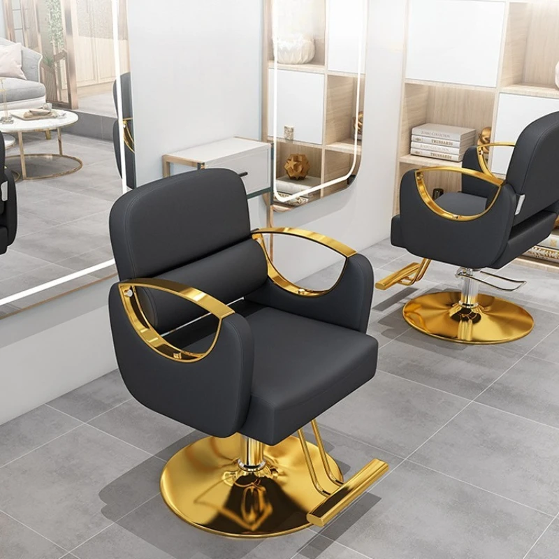 

fashion light luxury barber chair modern simple multidunction hairdressing chair aesthetic ergonomic poltrona barbiere furniture